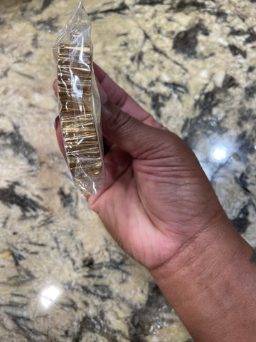 Crinkle hoop earrings