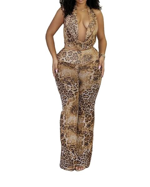 Cheetah 2 piece set