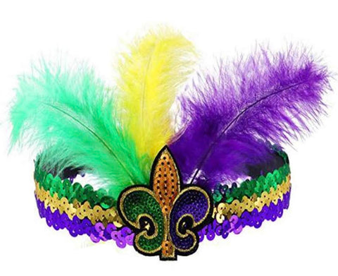 Mardi Gras Head Band