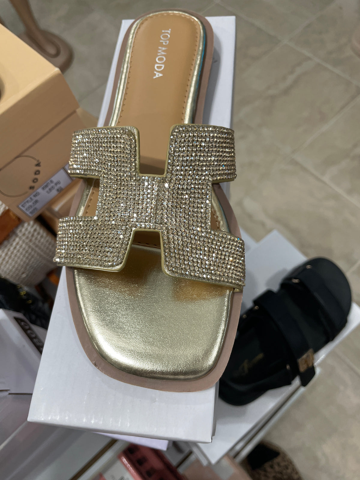 Gold medal sandals