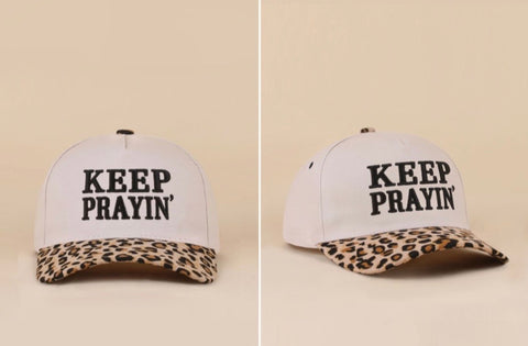 Keep praying Hat leopard