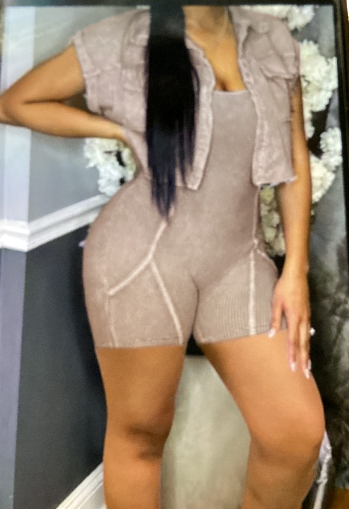 Iconic Romper Khaki