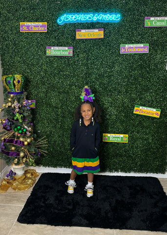 Toddler Mardi Gras Dress 2.0