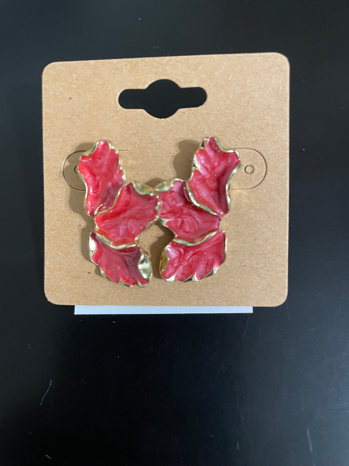 rose flower earring