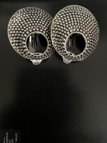 Silver Circle Earrings