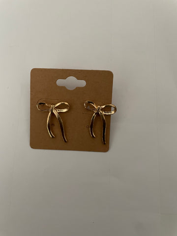 bow tie Med earring