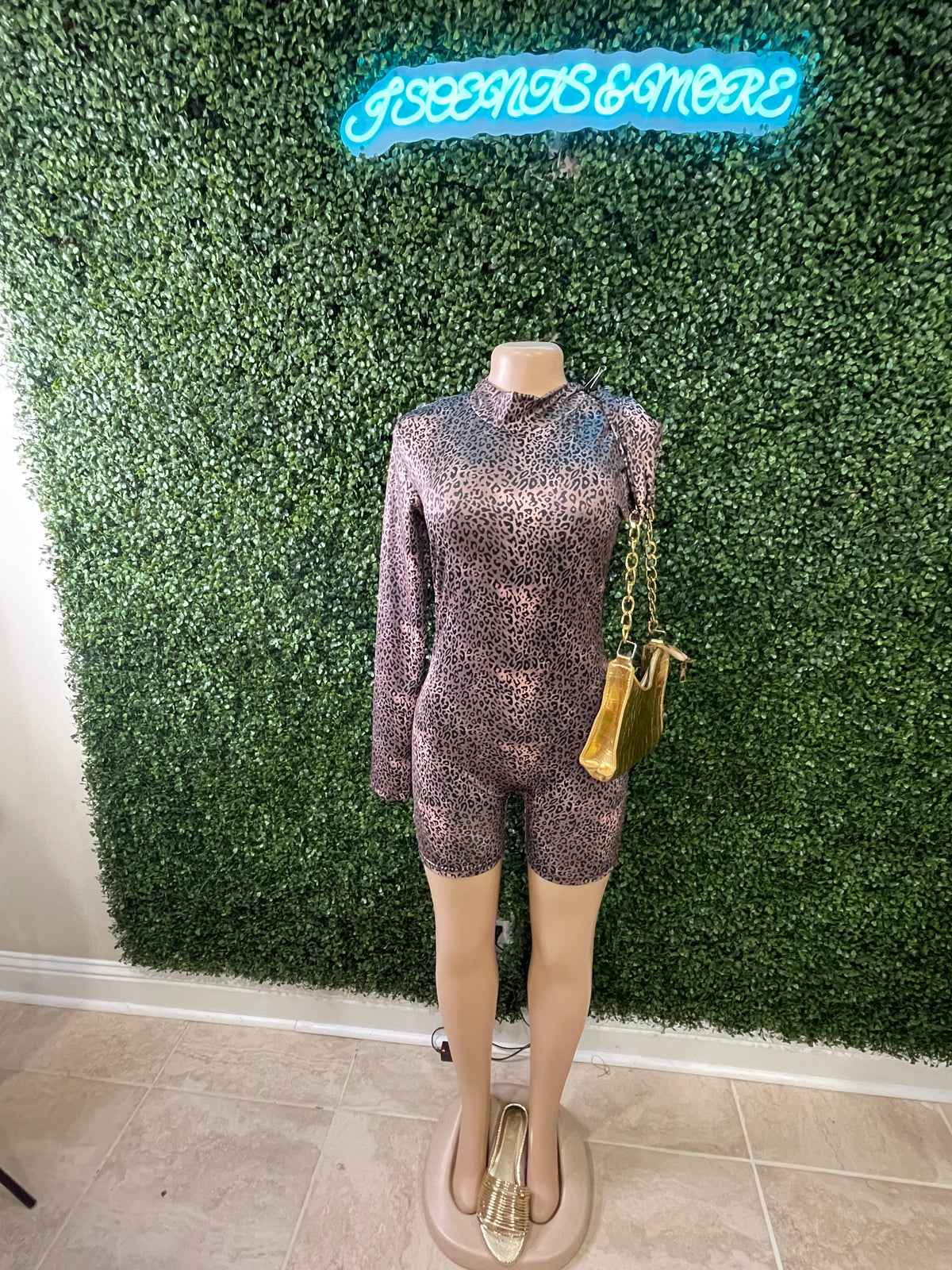 Leopard Romper