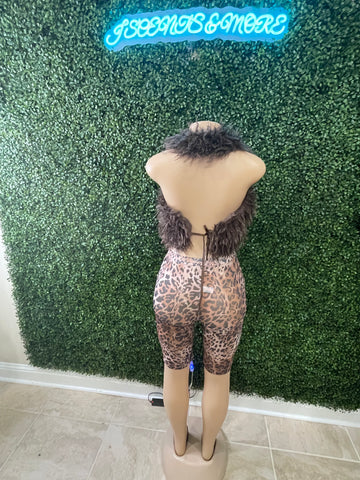 Fur Crop Top