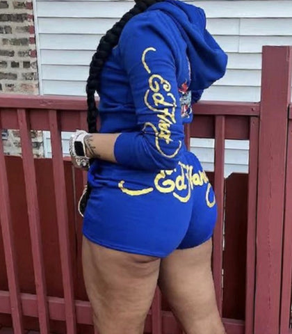 Ed Hardy Jogger Short Set