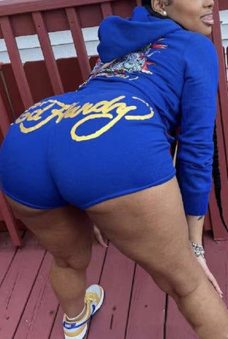 Ed Hardy Jogger Short Set