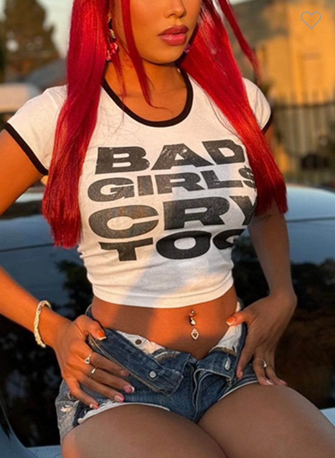 Crop Tee Bad Girls