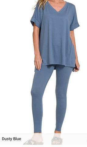 Chill set pants Dusty Blue