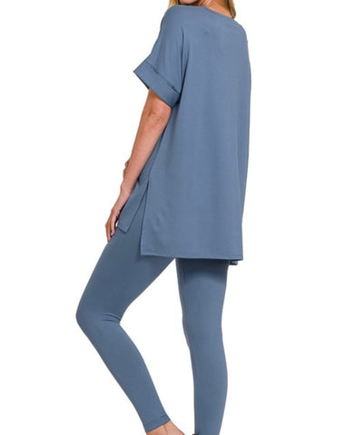 Chill set pants Dusty Blue