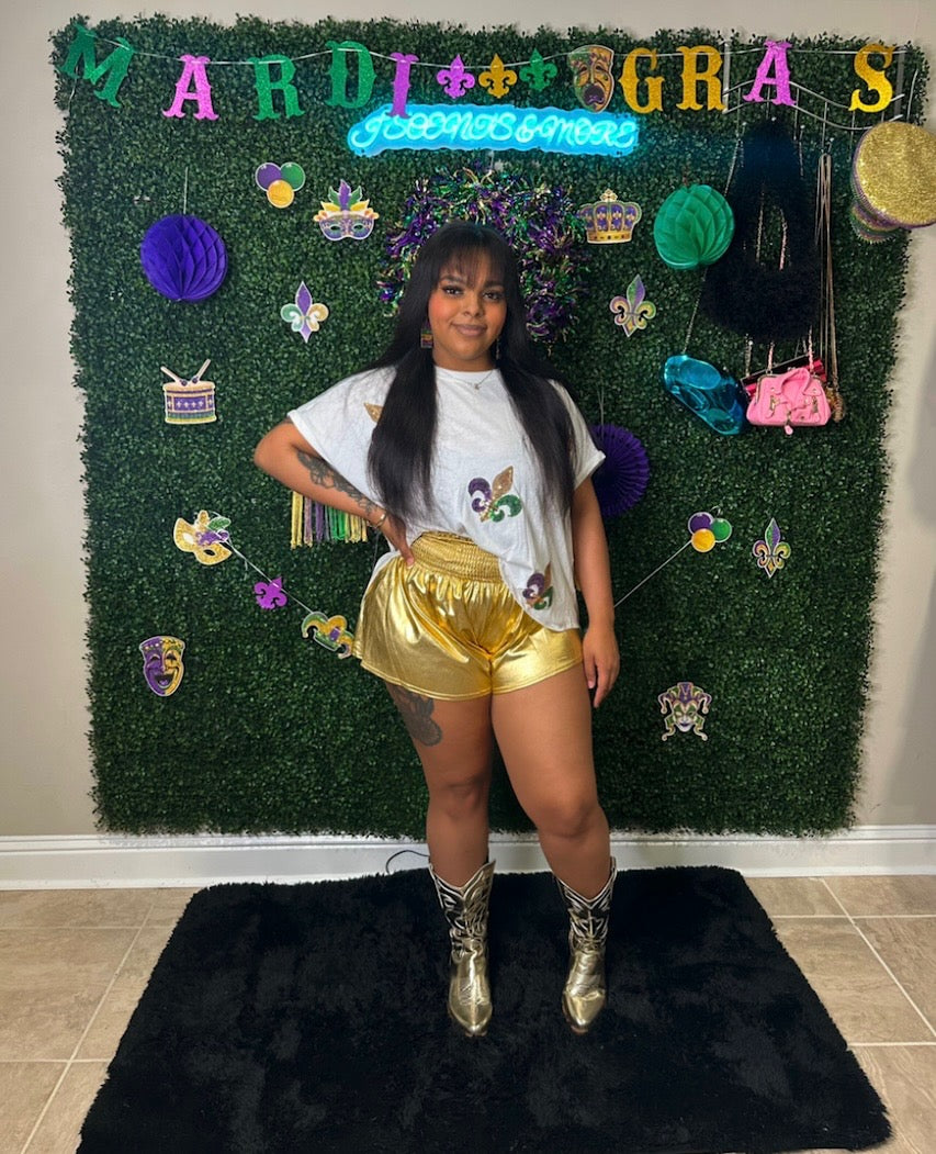 Fleur-de-lis Fringe  Shirt